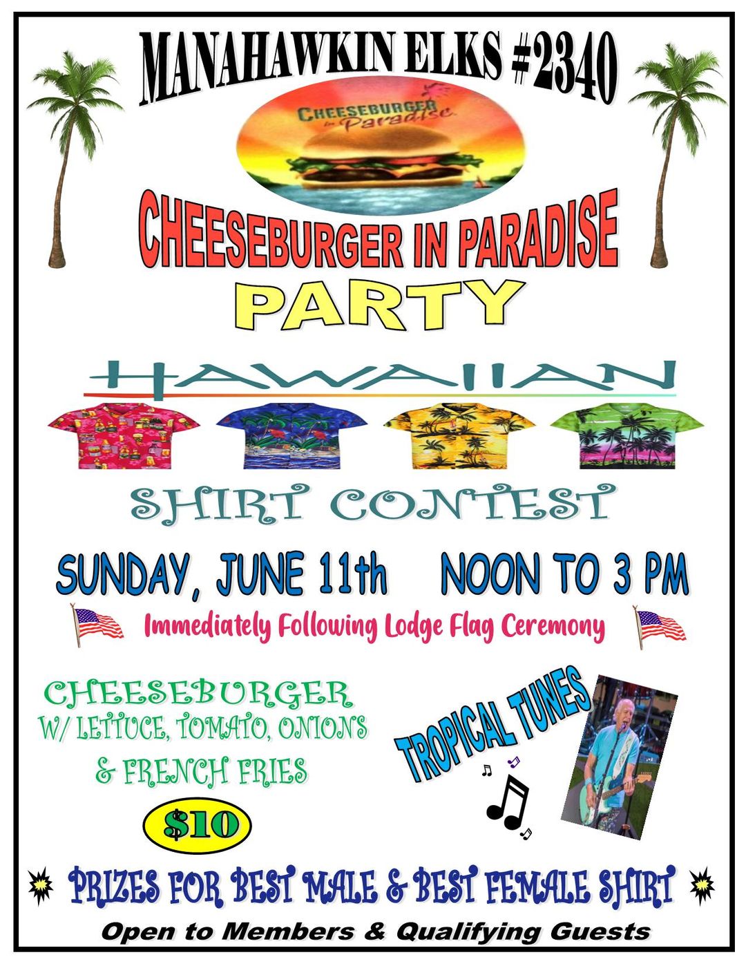 Cheese Burgers in Paradise June 23